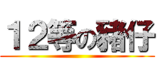 １２等の豬仔 ()