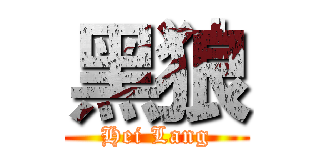黑狼 (Hei Lang)