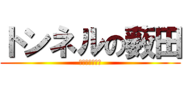 トンネルの薮田 (佐久間式の誇り)