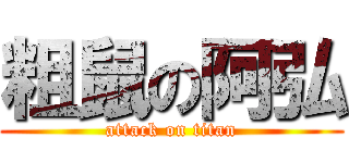 粗鼠の阿弘 (attack on titan)