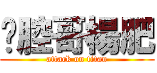黃腔哥楊肥 (attack on titan)