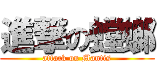 進撃の螳螂 (attack on Mantis)
