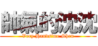 帥氣的沈沈 (Very Handsime Shen)