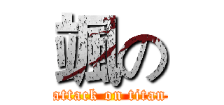 颯の (attack on titan)