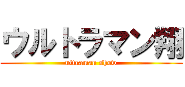 ウルトラマン翔 (ultraman show)