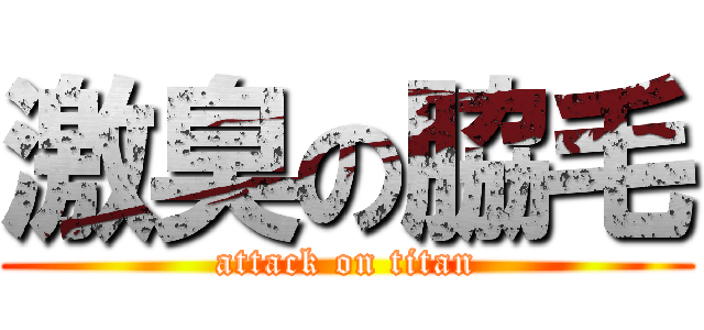 激臭の脇毛 (attack on titan)