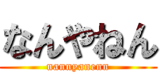 なんやねん (nannyanenn)
