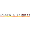 Ｐｌａｔｏ'ｓ ｔｒｉｐａｒｔｉｔｅ (Journey of the soul)