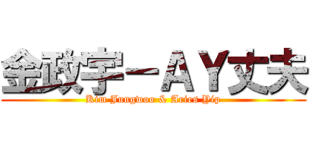 金政宇－ＡＹ丈夫 (Kim Jungwoo & Aries Yip)