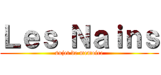 Ｌｅｓ Ｎａｉｎｓ (sujet de memoire)
