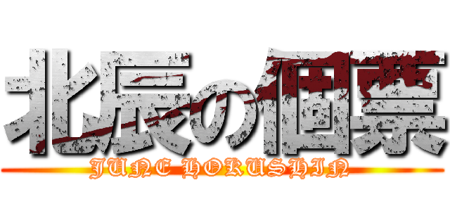 北辰の個票 (JUNE HOKUSHIN)