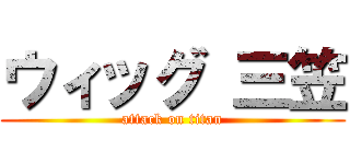 ウィッグ 三笠 (attack on titan)