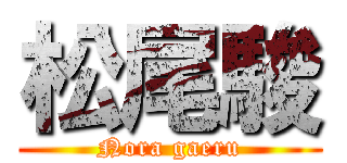 松尾駿 (Nora gaeru)