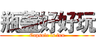 瓶蓋好好玩 (Capsule is fun)
