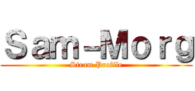 Ｓａｍ－Ｍｏｒｇ (Steam Profile)