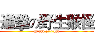 進擊の野生猴怪 (attack on titan)