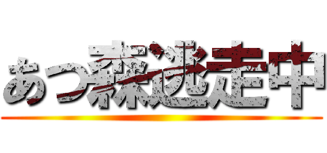 あつ森逃走中 ()