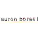 ａｕｒｏｎ ｂｏｒｅａｌ ()