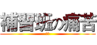 補習班の痛苦 (痛苦)
