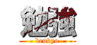 勉強 (benkyo)