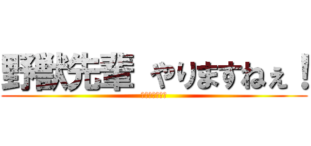 野獣先輩 やりますねぇ！ (真夏の夜の淫夢)