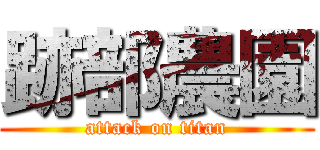 跡部農園 (attack on titan)