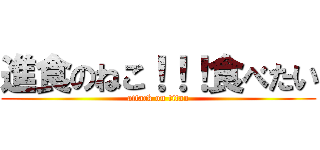 進食のねこ！！！食べたい (attack on titan)