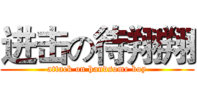 进击の待翔翔 (attack on handsome boy)