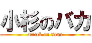 小杉のバカ (attack on titan)