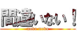 間違いない！ (moku moku)