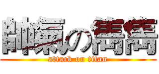 帥氣の雋雋 (attack on titan)