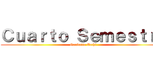 Ｃｕａｒｔｏ Ｓｅｍｅｓｔｒｅ (Ganbatte Ecchi )