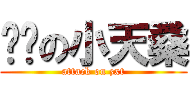 进击の小天桑 (attack on zxt)