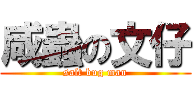 咸蟲の文仔 (salt bug man)