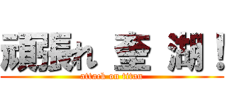 頑張れ 奎 湖！ (attack on titan)