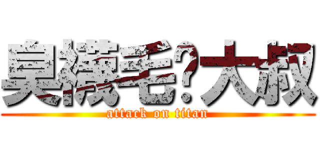臭襪毛腳大叔 (attack on titan)