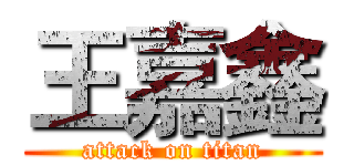 王嘉鑫 (attack on titan)