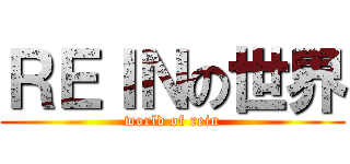 ＲＥＩＮの世界 (world of rein)