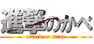 進撃のかべ (attack on titan)