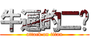 牛逼的二货 (attack on titan)