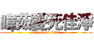 暐茹愛死佳淨 (attack on titan)