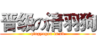晋级の清羽狗 (qingyugou is sb)