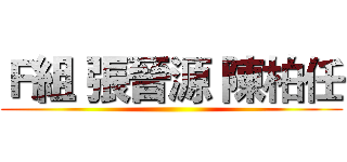Ｆ組 張晉源 陳柏任 ()