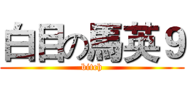 白目の馬英９ (bitch)
