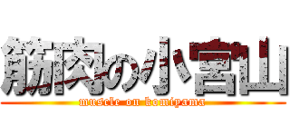 筋肉の小宮山 (muscle on komiyama)