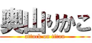 奥山りかこ (attack on titan)