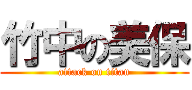 竹中の美保 (attack on titan)