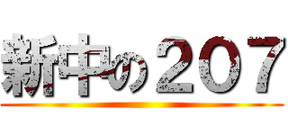 新中の２０７ ()