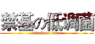 禁基の低调菌 (attack on titan)