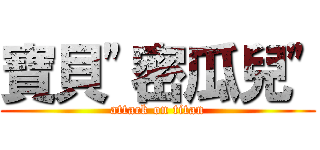 寶貝\"密瓜兒\" (attack on titan)